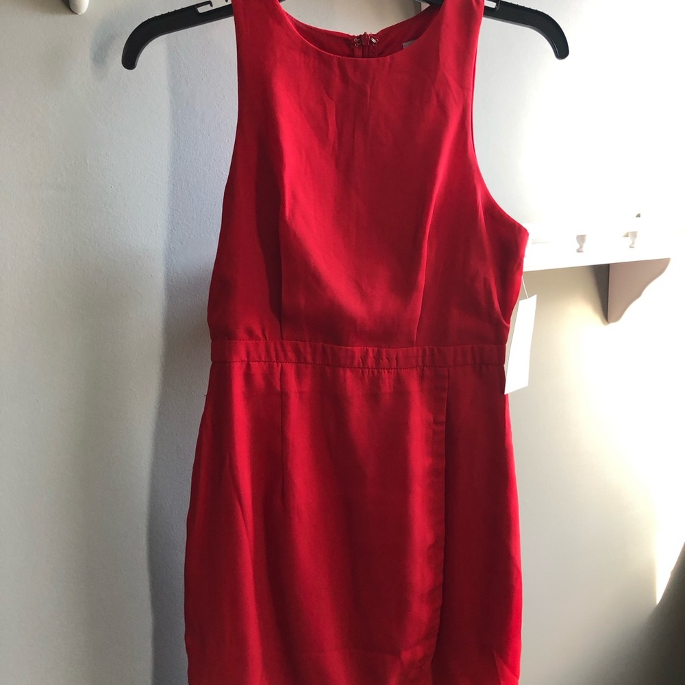 Never before worn, red Tobi dress